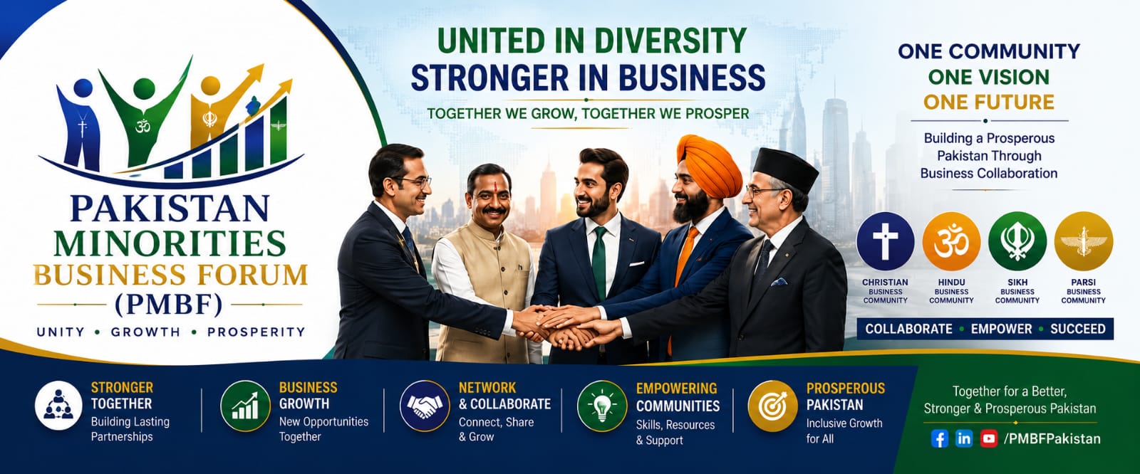 PMBF united in diversity business collaboration banner